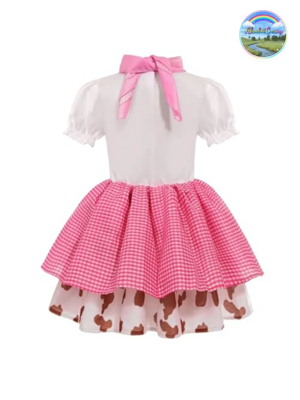 Girls Cowgirl Costume Set Hat Bandana Western Dress Up